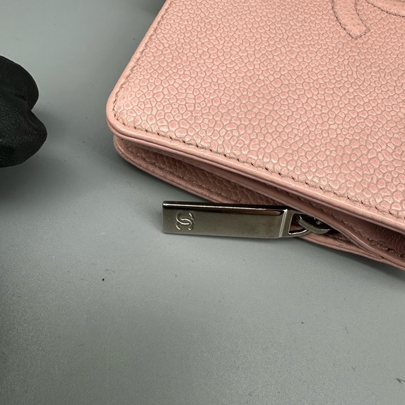 Chanel Pink Leather Wallet - Picture 3 of 12